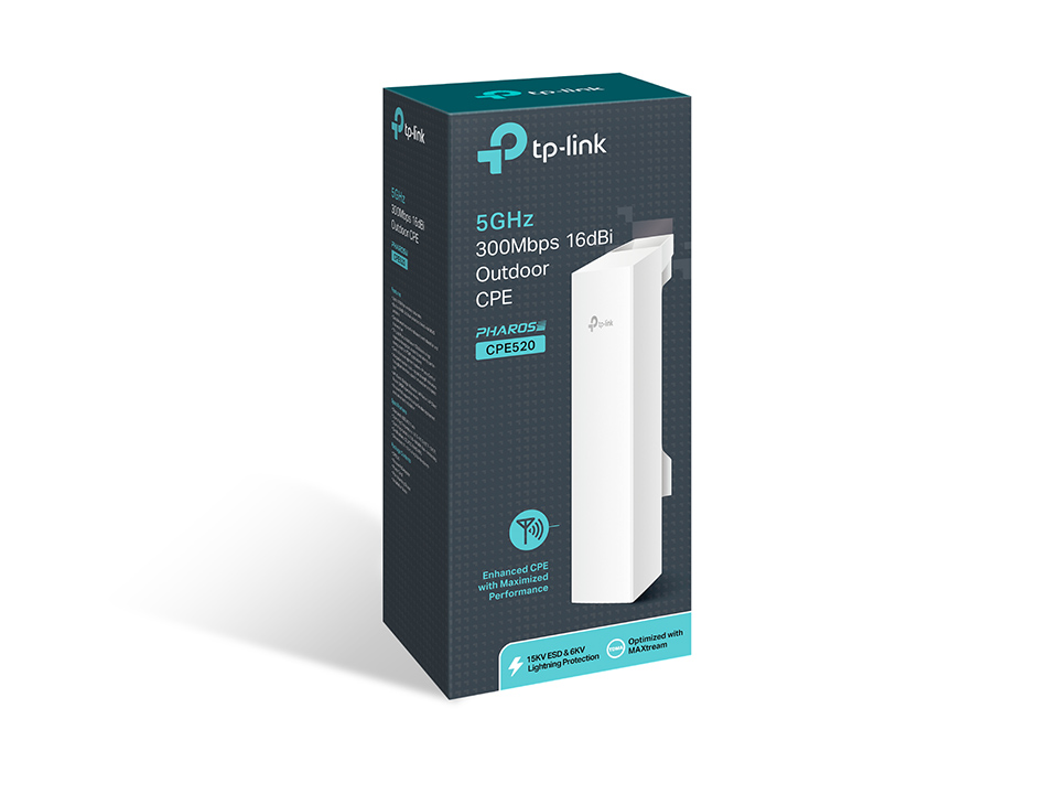 TP-LINK CPE520 5GHz 300Mbps 16dBi Dış Mekan CPE — 4