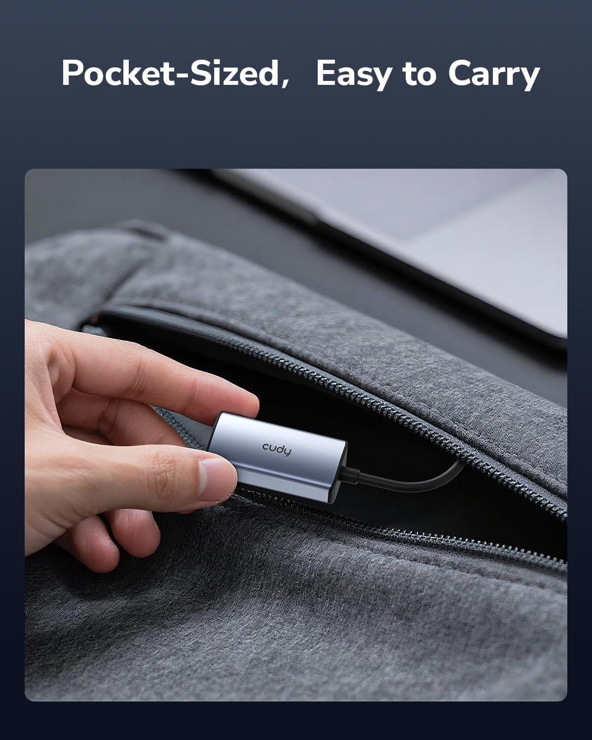 Cudy UE25C USB-C 2.5G Ethernet Adaptörü — 3