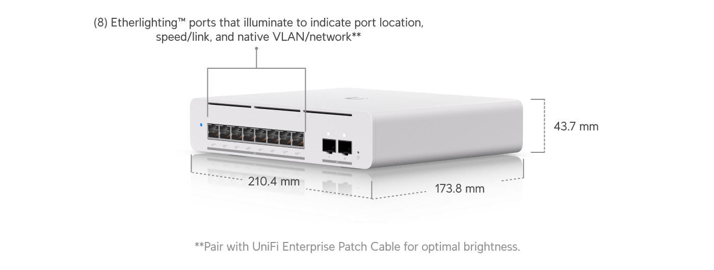 Ubiquiti UniFi Switch Pro XG 8 PoE (USW-Pro-XG-8-PoE-EU) — 9