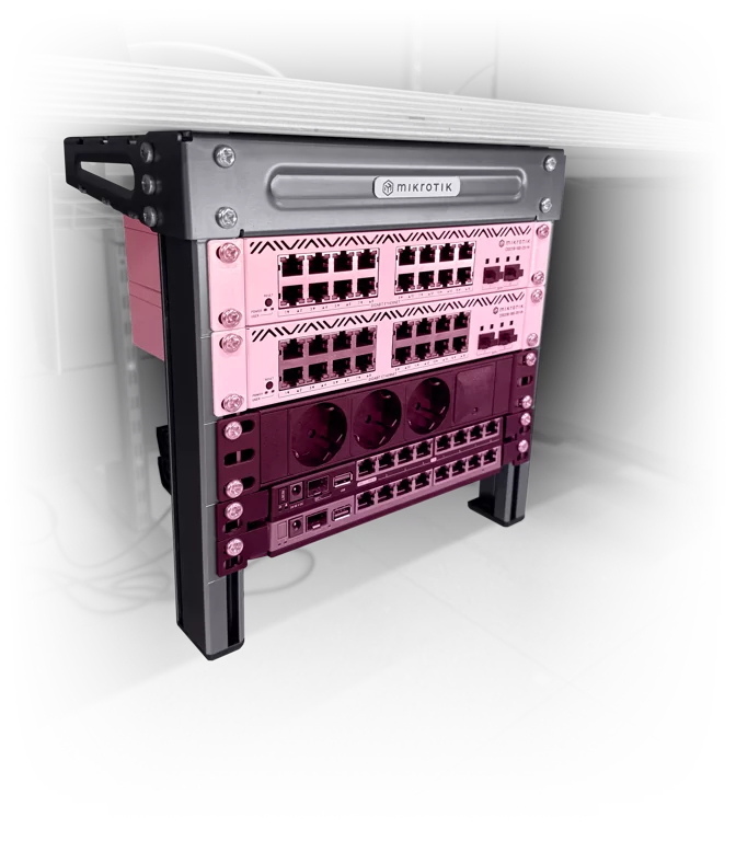 MikroTik SolidRACK 5 mini монтажный аксессуар для 10-дюймовой стойки — 3