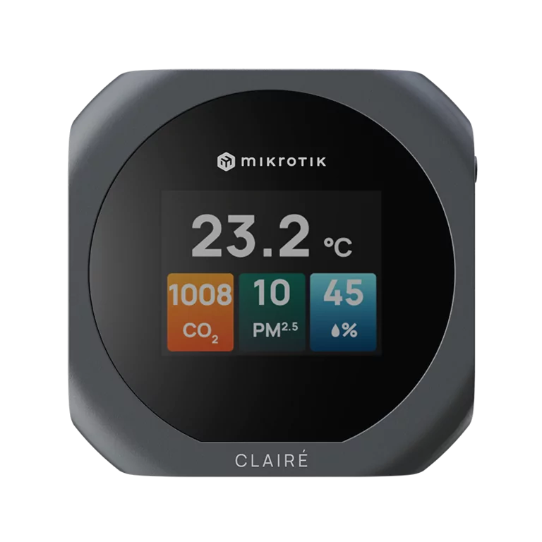MikroTik CLAIRÉ E-Ink Air Quality Monitor IAQM-THC2PV-W — 8