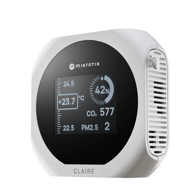 MikroTik CLAIRÉ E-Ink Air Quality Monitor IAQM-THC2PV-W — 5