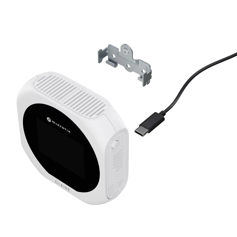 MikroTik CLAIRÉ E-Ink Air Quality Monitor IAQM-THC2PV-W — 7